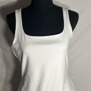 Banana Republic White Thong Bodysuit